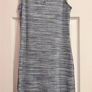 American Eagle Outfitters Gray Plaid Mini Dress